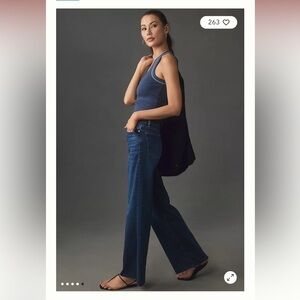 FRAME Le Slim Palazzo High-Rise Wide-Leg Jeans